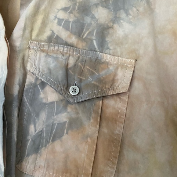 Vintage hand dyed button up - Picture 4 of 5